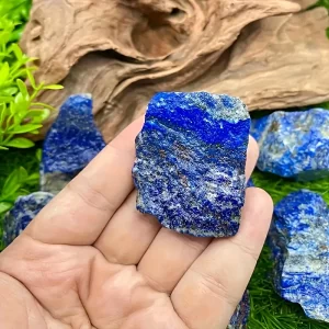 200g/500g raw lapis lazuli-natural rough blue crystal gemstone, used for rolling, polishing, winding, home decoration, fish tank decoration, holiday gifts, DIY crafts and jewelry patterns, polished gemstone | vibrant focus | natural lapis lazuli. - 图片 3