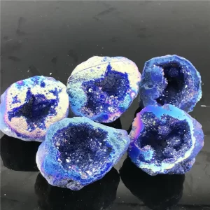 Amazing titanium agate mantle cluster-rainbow halo Shi Ying crystal, suitable for home decoration, perfect choice for Christmas, Valentine's Day and Thanksgiving. - 图片 3
