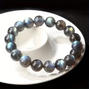 Romantic gift lovers' bracelets blue moonlight crystal bracelets naturally stretched stone moonlight bracelets belong to romantic gifts. - 图片 2