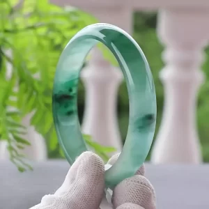 Natural Stone Bracelet with Icy Texture, Featuring Elegant Floating Patterns - 图片 4