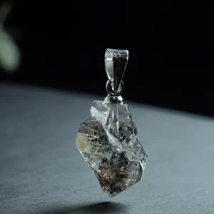 Natural herkimont original stone drop pendant couple blingbling holiday gift fashion jewelry - 图片 2