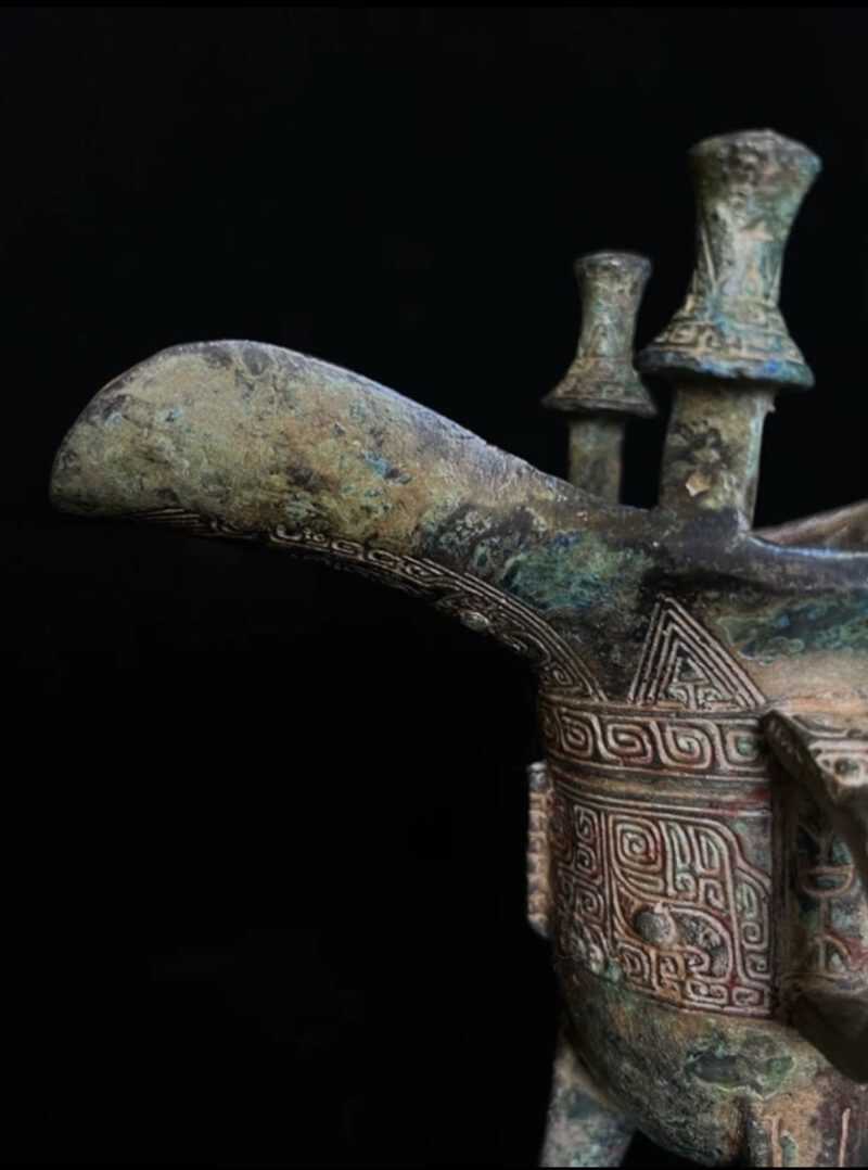 Bronze wine vessel - 图片 4
