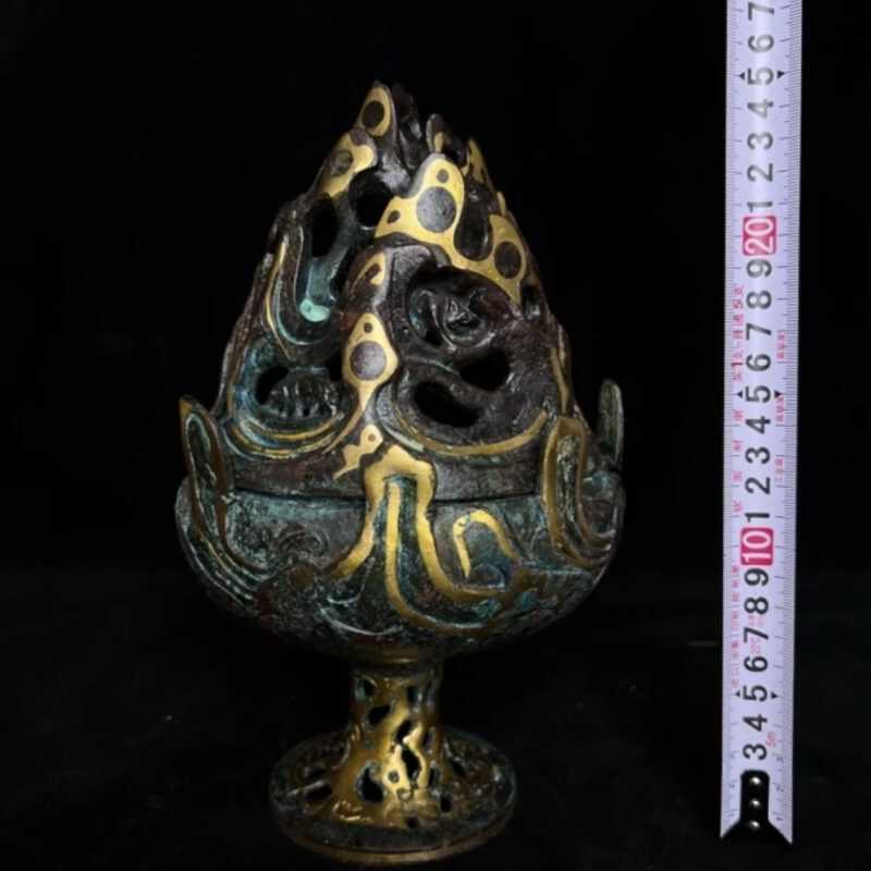 Bronze inlaid gold Boshan furnace