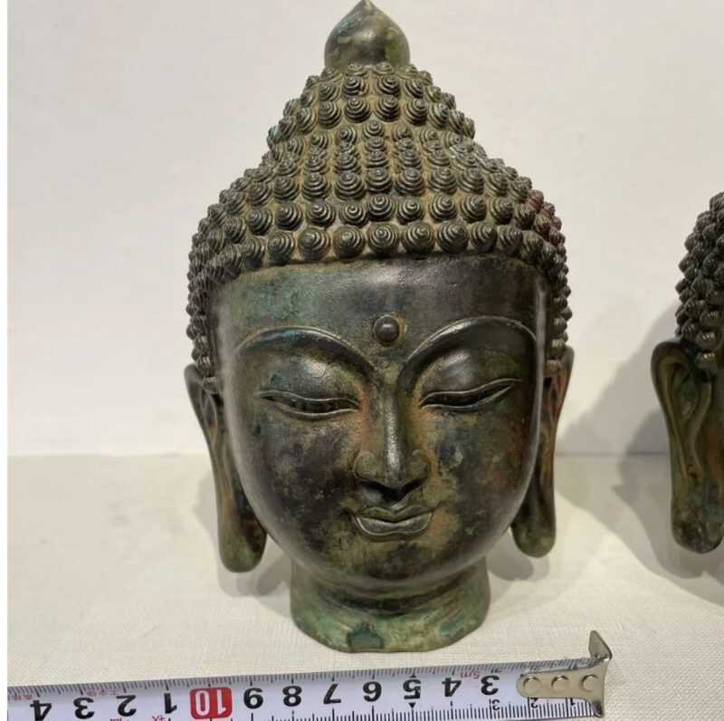 Bronze Buddha Head