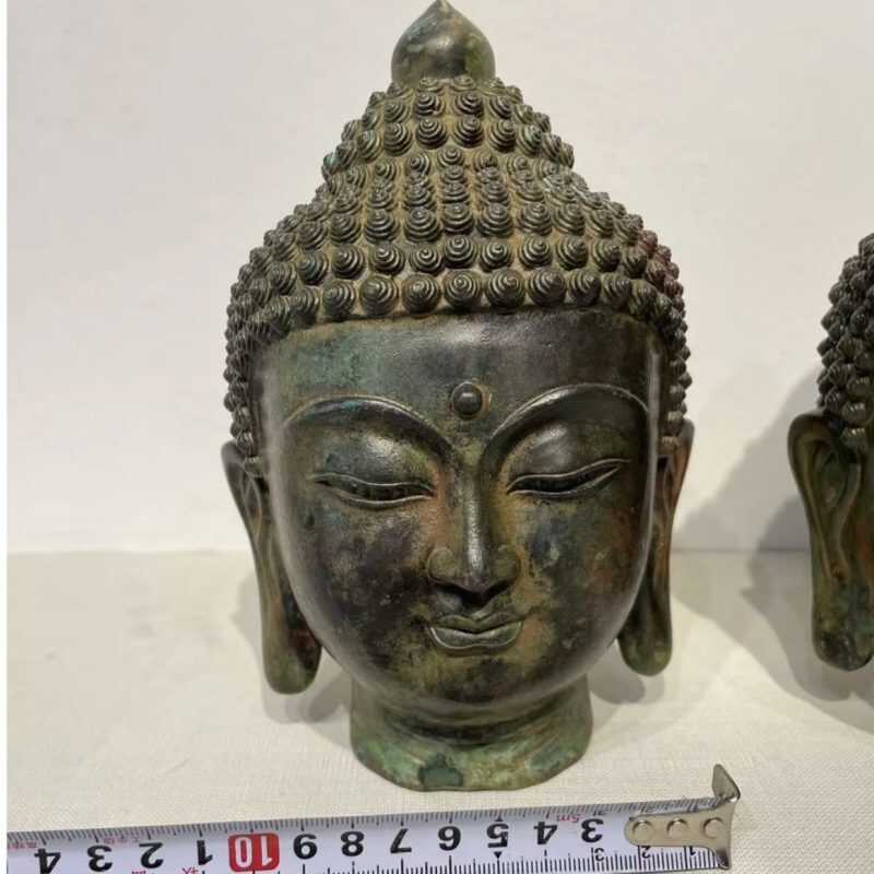 Bronze Buddha Head