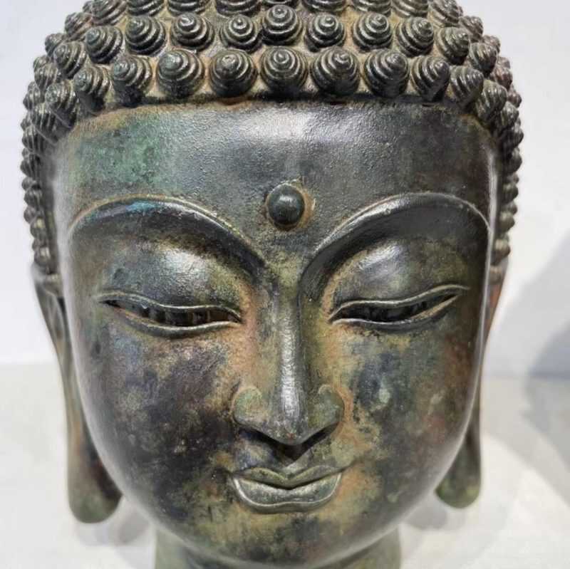 Bronze Buddha Head - 图片 2